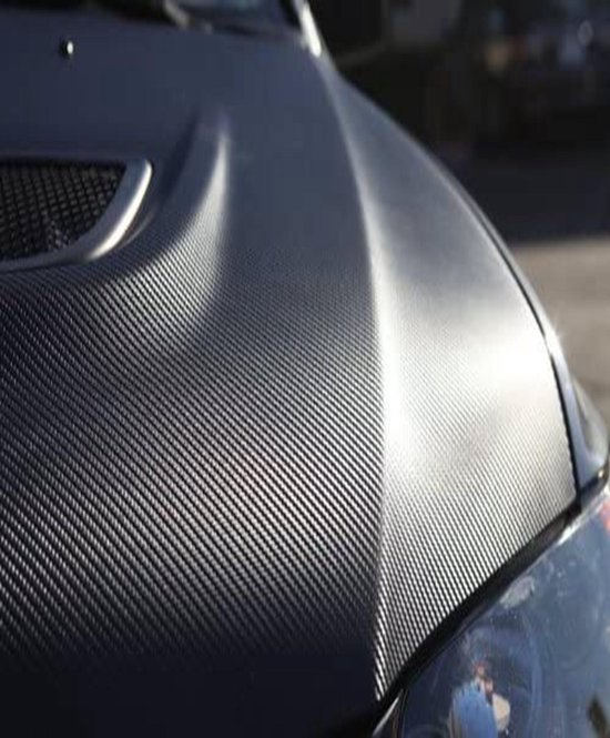 Auto / Car Wrap Foil 3D Carbon - Vinyl Auto / Car Wrapping Carbon foil - 100 x 50 cm - Zwart