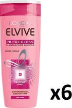 L’OREAL Elvive Glansgevende Shampoo - Proteïne Parel - Voor Dof Haar - 250ml x 6 Stuks