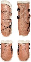 Tendon & fetlock boots Sparkle Rose Gold/Full