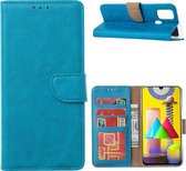 Xssive Hoesje voor Samsung Galaxy M31 - Book Case - Turquoise