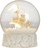Goodwill Globe Uiltjes Glas-Sneeuw-LED Wit 13 cm