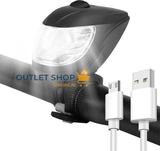 Fietslamp LED voorlicht - koplamp - automatische fietsverlichting - USB oplaadbaar... |