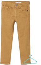 Name it broek jongens - beige - NMMtheo twiatop - maat 98