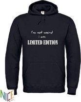 Hoodie Limited Edition zwart maat XL