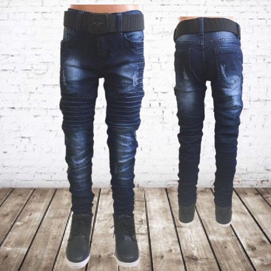 S&C Stoere blauwe jongens jeans ST029 - 98/104 | bol.com
