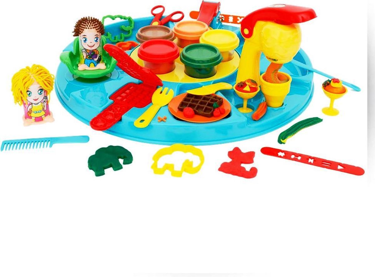 Play DoughGoAround klei speelset met 5 potjes klei en veel