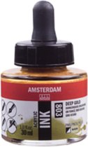 Amsterdam Acrylic Inkt Fles 30 ml Reflexoranje 257
