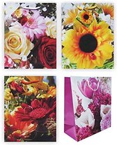 24 meduim cadeauzakjes 17253 Bloemen cadeauzakjes voor verjaardagscadeautas