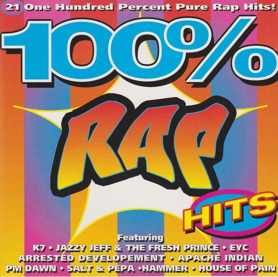 100% Rap, various artists | CD (album) | Muziek | bol