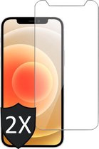 iPhone 12 / iPhone 12 Pro 6.1 inch 2 x Screenprotector gehard glas