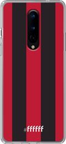 OnePlus 8 Hoesje Transparant TPU Case - AC Milan #ffffff