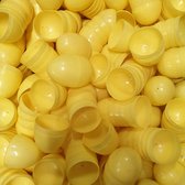 Lege capsules geel  60 mm - uitdeelcadeautjes