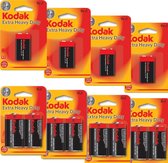 9V batterij – 4 stuks - inclusief D Batterijen| Kodak goede kwaliteit batterijen |  Set met 9V  en D Batterijen – Gratis verzending