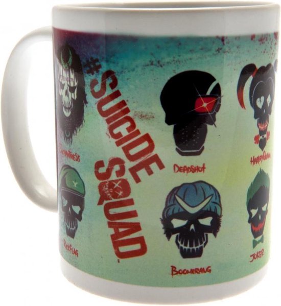 Suicide Squad Official Skull Mug (Multicoloured)