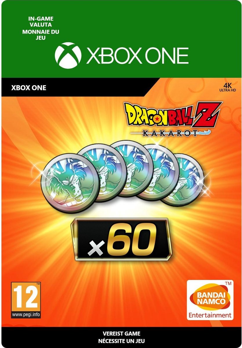 Dragon Ball Z: Kakarot - 60 Platinum Coins - Xbox One