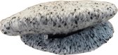 Dubbel gebreide baret met klep dames - 30% wol