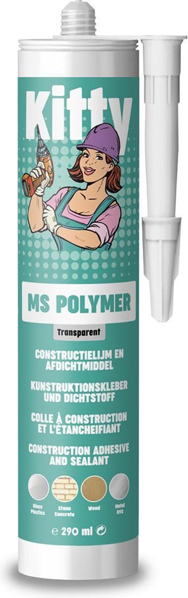 KITTY ms-polymer - montagekit, TRANSPARANT