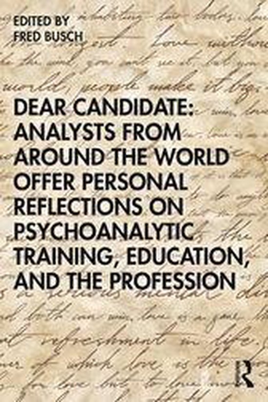 Dear Candidate: Analysts from around the World Offer Persona ... - cover