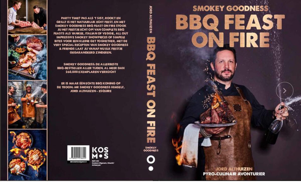 Mannen cadeaupakket - BBQ feast on fire - Smokey Goodness - kookboek voor  mannen - BBQ... | bol.com
