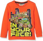 Teenage Mutant Ninja Turtles - Longsleeve - Model "In Your Face!" - Oranje - 98 cm - 3 jaar - 100% Katoen