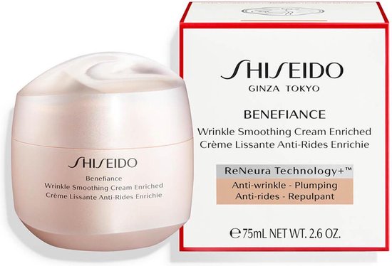 Shiseido Benefiance Wrinkle Smoothing Cream Enriched Crèmes de jour et de  nuit Visage... | bol.com
