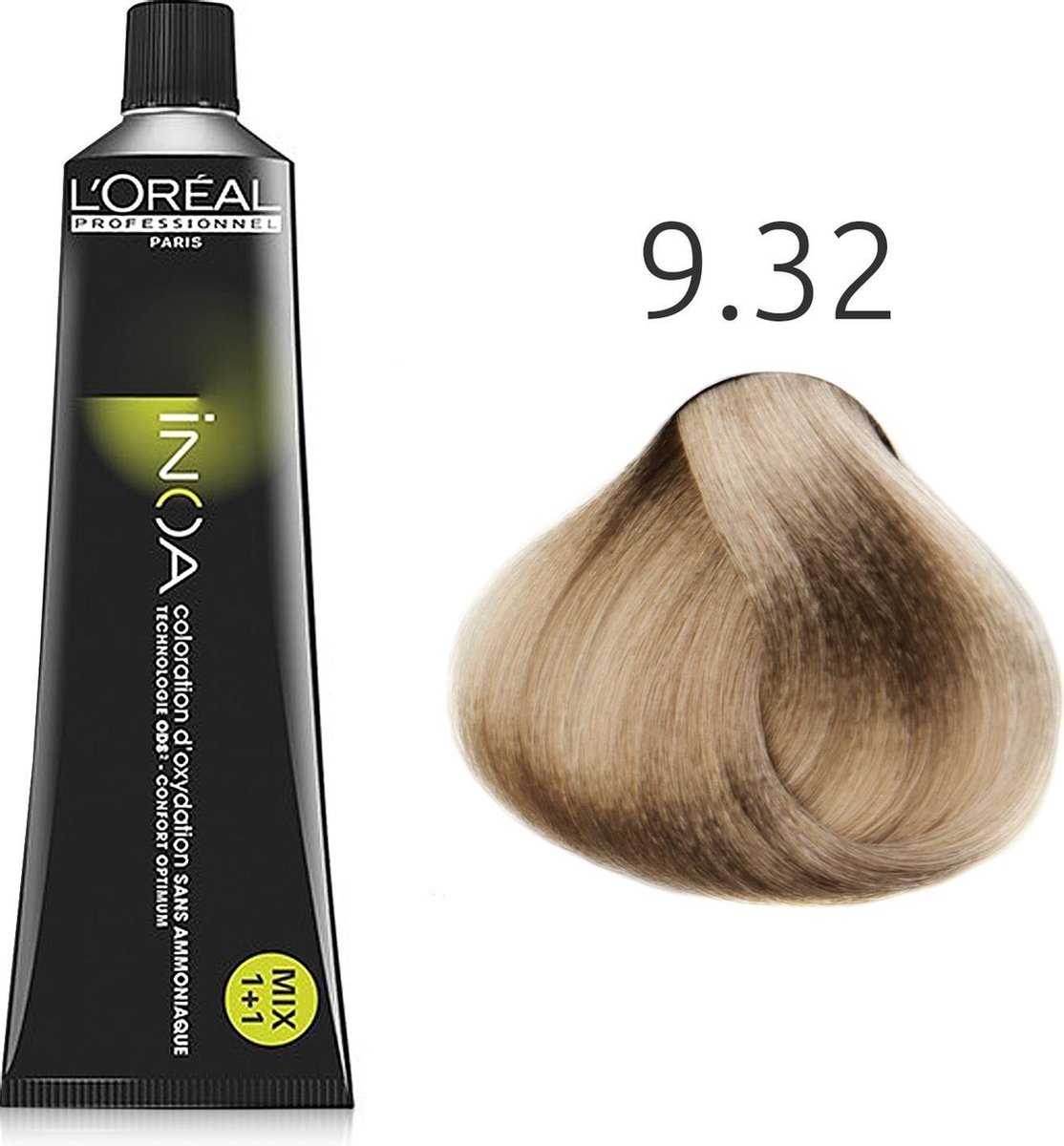 L'Oréal Paris (public) Inoa 9.32 haarkleuring Blond 60 ml | bol.com