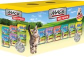 Mac’s Kattenvoer Natvoer Maaltijdzakjes - Multipack verwen box - 12 x 100g