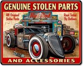 Genuine Stolen Parts And Accessories Zwaar Metalen Bord 40 x 30 cm