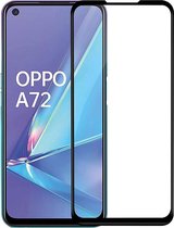 Shop4 - Oppo A72 Glazen Screenprotector - Edge-To-Edge Gehard Glas Transparant