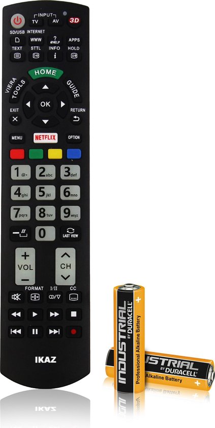 IKAZ Universele/vervangende afstandsbediening Panasonic TV|Smart TV|Remote  control | bol.com