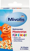 Mivolis Pleisters voor kinderen voor gevoelige huid (20 stuks)