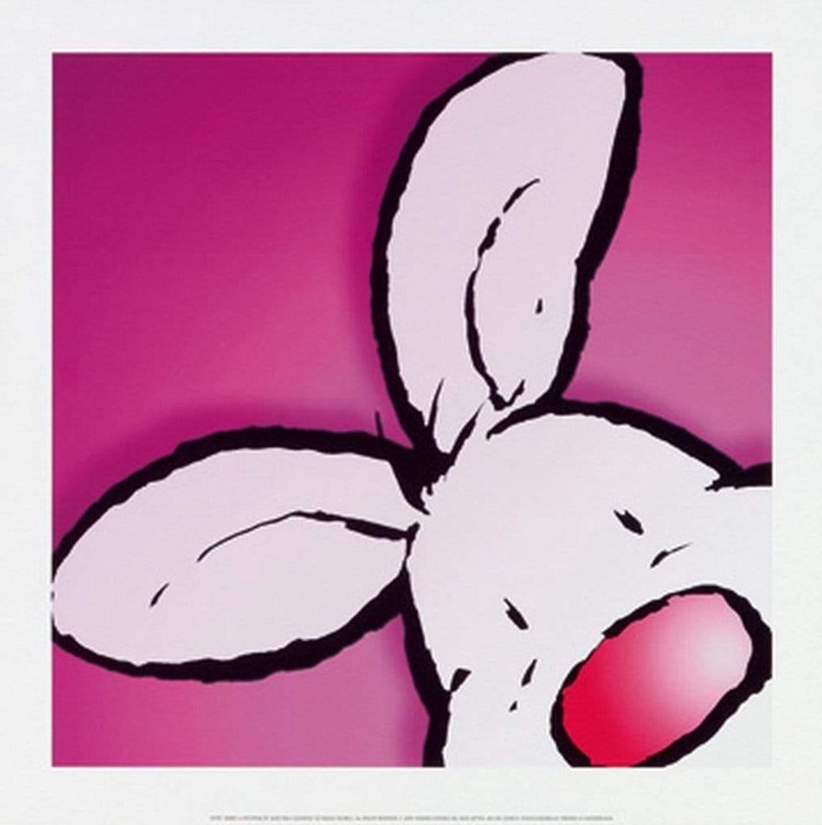 PGM Kunstdruk Jean Paul Courtsey - Rabbit 30x30cm Divers