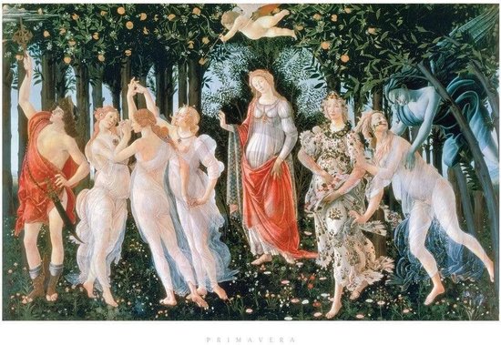 Kunstdruk Sandro Botticelli - Primavera 70x50cm