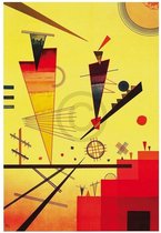 Wassily Kandinsky - Structure joyeuse Kunstdruk 60x80cm