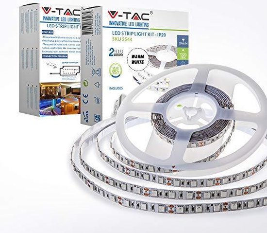 VT-2558 - LED-strip - RGB + Wit - IP20 - 5M - V-tac
