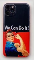 Hoesjes Atelier Dikke Siliconen Hoesje "We Can Do It" voor IPhone 11Pro