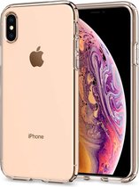 Telefoonhoesje iphone xs max hoesje - iPhone xs max hoesje transparant siliconen case hoes cover