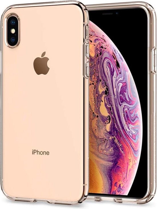 Geroosterd houding Republiek iphone xs max hoesje - iPhone xs max hoesje transparant siliconen case hoes  cover | bol.com