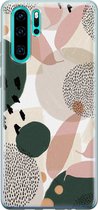 Huawei P30 Pro hoesje - Abstract print - Soft Case Telefoonhoesje - Print / Illustratie - Multi
