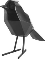 Present Time Decoratief Beeld Origami Vogel large - zwart