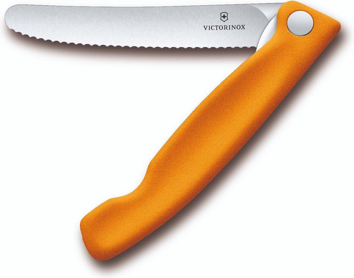Victorinox Zwitserse Classic Draagbare Fruitmes - 11 cm, Oranje