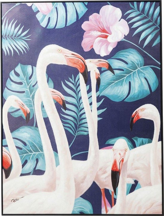 Kare Schilderij Flamingo Road