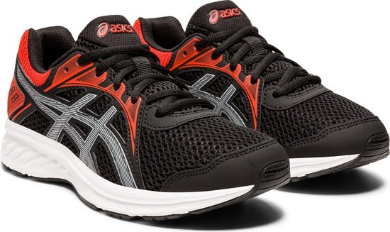 Asics Sportschoenen - Maat 37 - Meisjes - zwart/wit/rood | bol.com