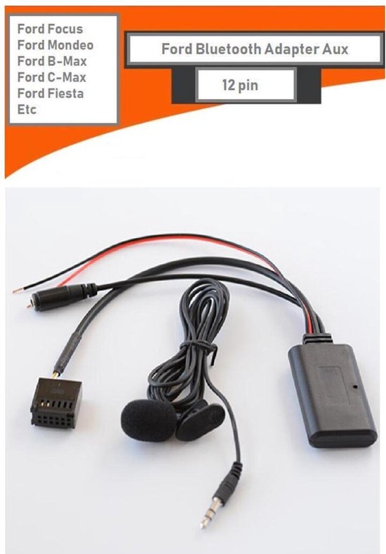 Samengesteld mijn bodem Ford Bluetooth Carkit Muziek Audio Streaming Adapter Aux Module Kabel Radio  Autoradio... | bol.com