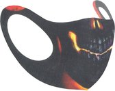 Attitude Holland Masker Fire in Skull Mondkapje Multicolours