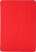 Shop4 - iPad 10.2 (2020) Hoes - Origami Smart Book Cover Rood