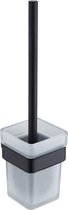Mawialux toiletborstel in houder - Mat zwart - ML-ACS-3-8908-MZ