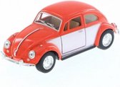 1967 Volkswagen Classic Beetle (Oranje) 1/36 Kinsmart - Modelauto - Schaalmodel - Model auto - Miniatuurauto - Miniatuur autos