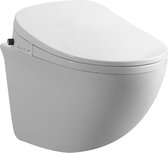 Mawialux hangend rimless toilet - Douche WC - bidet - softclose zitting - Glans wit - Automatische reiniging - Nevada