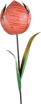 Gerecyclede Tuinsteker Pioenroos 1.57 M - Upcycled - Bloem -